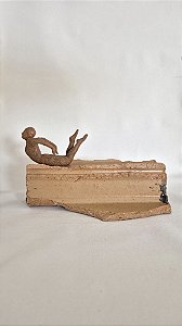 precisei mergulhar, para poder me encontrar | obra única | telha, teto, afeto