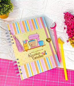 Caderno de Receitas Colors - Nome Personalizado | A5