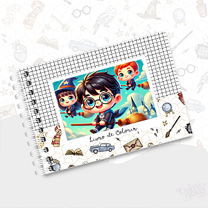 Livro Caderno de Colorir Harry Potter