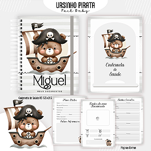 Caderneta da Saúde | Ursinho Pirata