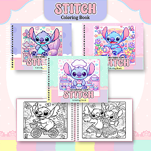 Livro Caderno de Colorir | Stitch 2.0