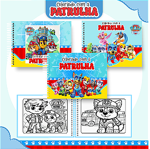 Livro Caderno de Colorir | Patrulha Canina