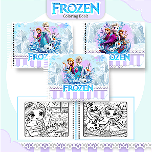 Livro Caderno de Colorir | Frozen