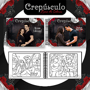 Livro Caderno de Colorir | Crepúsculo