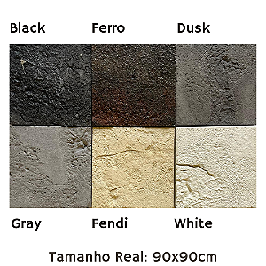 Kit Amostra Revestimento Placa Cimentícia