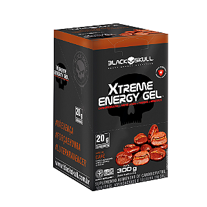 XTREME ENERGY GEL DISPLAY - BLACK SKULL