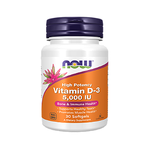 VITAMIN D-3 5,000 IU - NOW