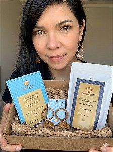 Kit Mães Joanas | Brinco Pendente Alga Cerâmica