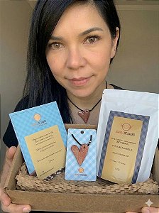 Kit Mães Joanas | Colar Coração + Café