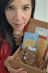 Kit Mães Joanas | Colar Três Luas + Café