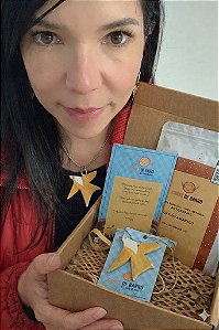 Kit Mães Joanas | Colar Cerâmica Pássaro + Café