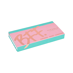 Paleta BFF Contorno, Blush e Iluminador - Vizzela