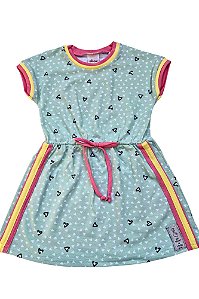 Vestido Infantil Menina Corações