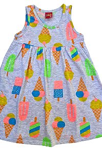 Vestido Infantil Menina Ice Cream