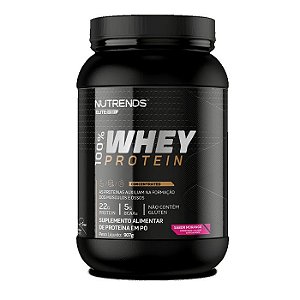WHEY PROTEIN 100% 907G (REFIL) SABOR MORANGO