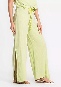 Calça Feminina Pantalona Em Linho Strong Endless