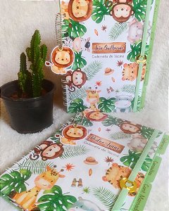 Caderneta de Vacina Menino - Animais Safari