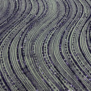 Tule Boreal c/ Paetê P224 Lilás