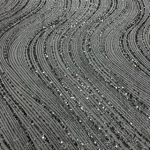 Tule Boreal c/ Paetê P224 Prata