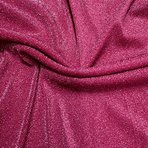 Malha Lurex Rosa Tudor