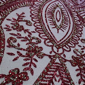 Tule Diamante Quebrado LYP768 - Fuscia