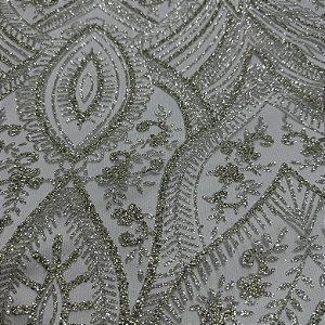 Tule Diamante Quebrado LYP768 - Prata
