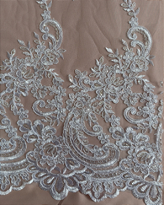 Renda c/ paetês 8903