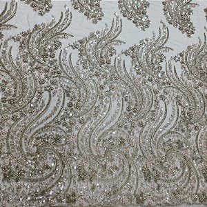 Tule Bordado 15610 Rose