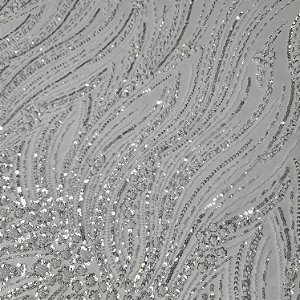 Tule Bordado 15611 Branco