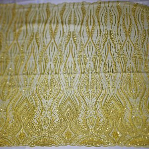 Tule Bordado 15613 Amarelo