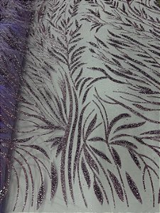 Tule Diamante Quebrado LYD064 Lilás