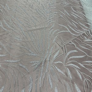 Tule Diamante Quebrado LYD064 Branco