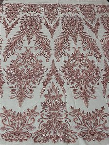 Renda Pedraria 931-5 Rose