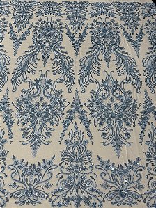 Renda Pedraria 931-5 Azul Serenity