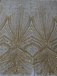 Renda Pedraria 942-2 Dourado