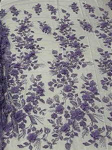 Renda Pedraria 3D PD1012 Lilás