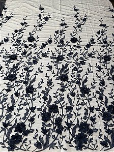 Renda 3D S6125 Azul Marinho