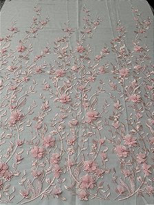 Renda 3D S6125 Rosa BB