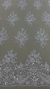 Renda Pedraria HG401 Branco