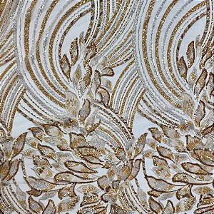 Renda Pedraria 2758 Dourado