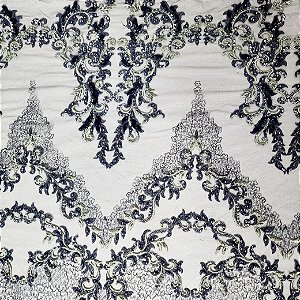 Renda Pedraria A50538 cinza