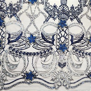 Renda Pedraria A50794 Marinho