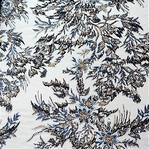 Renda Pedraria HS2059 Serenity/Dourado