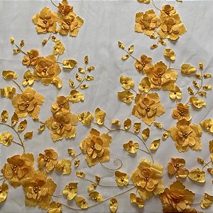 Renda Diana Amarelo Canário