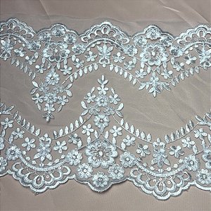 Barrado c/ paetê 3482 Branco