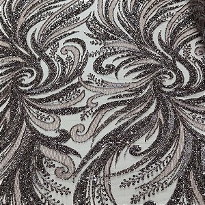 Renda Pedraria 1513 Marrom