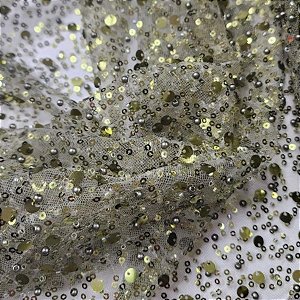 Tule Glamour Verde Oliva Claro