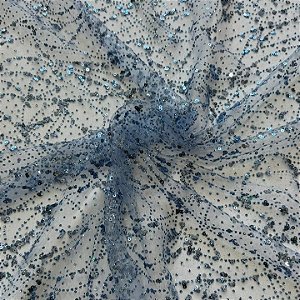 Tule c/ paetê P225 Azul Serenity