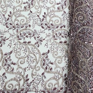 Renda c/ Pedrarias GW-2582 Lilás Rosado