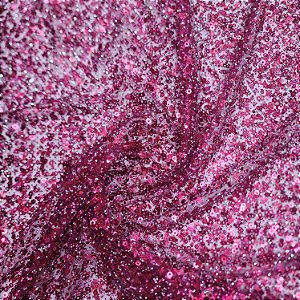 Tule Diamante Quebrado c/ Paetê 7915 Pink